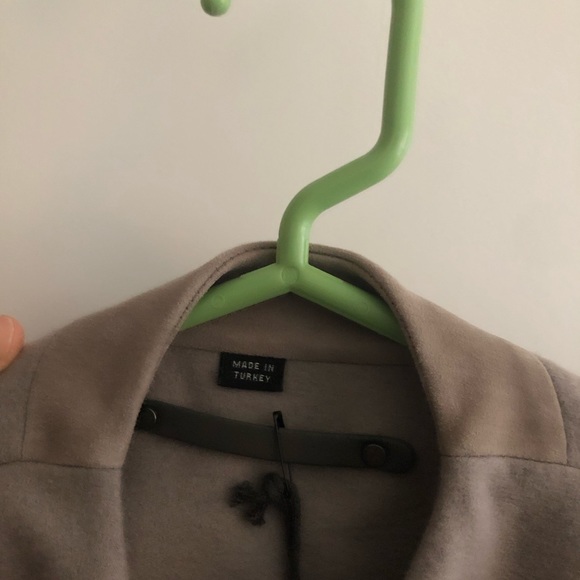 All Saints Ora coat in taupe/grey size 4. - Picture 6 of 9